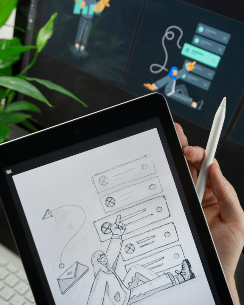 personne exerçant le métier illustrateur web