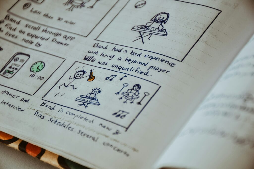 storyboard d'animation