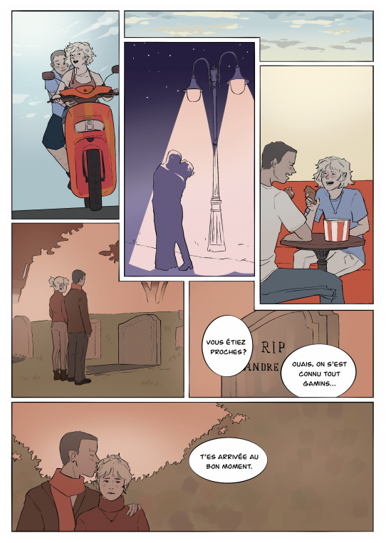 Bande dessinée des 3ème année Pivaut : Banlieue – Scénario : Celestine Arnault Dessin : Lola Azais