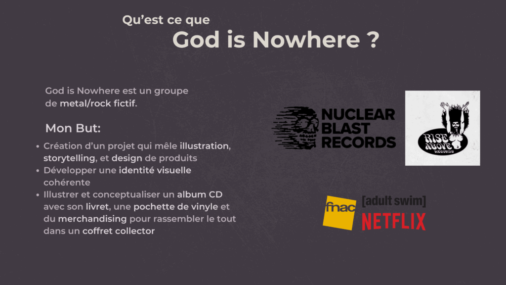 Projet de fin d'année GOD IS NOW HERE Cyann Guivarch