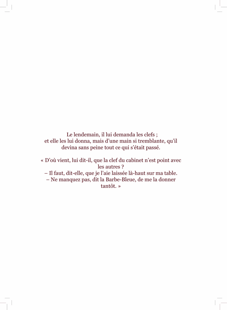Projet de fin d'année Barbe-bleue Aurelia Le Bot