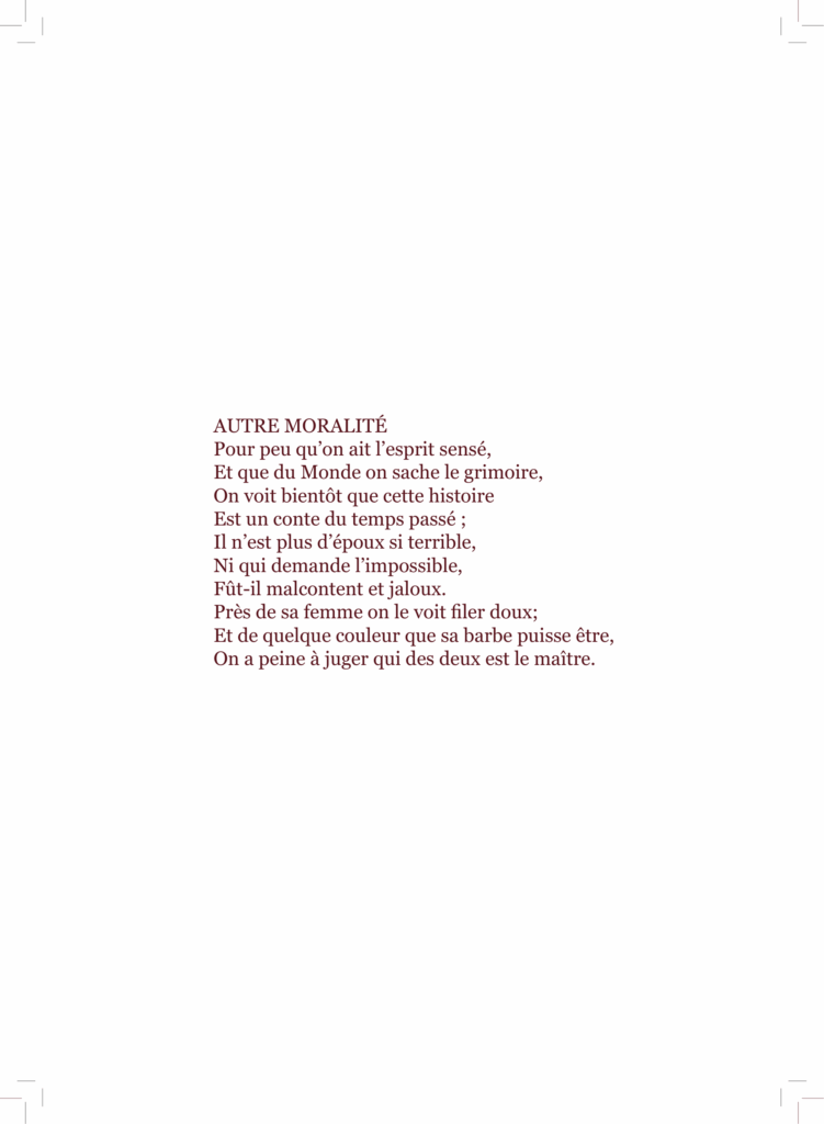 Projet de fin d'année Barbe-bleue Aurelia Le Bot