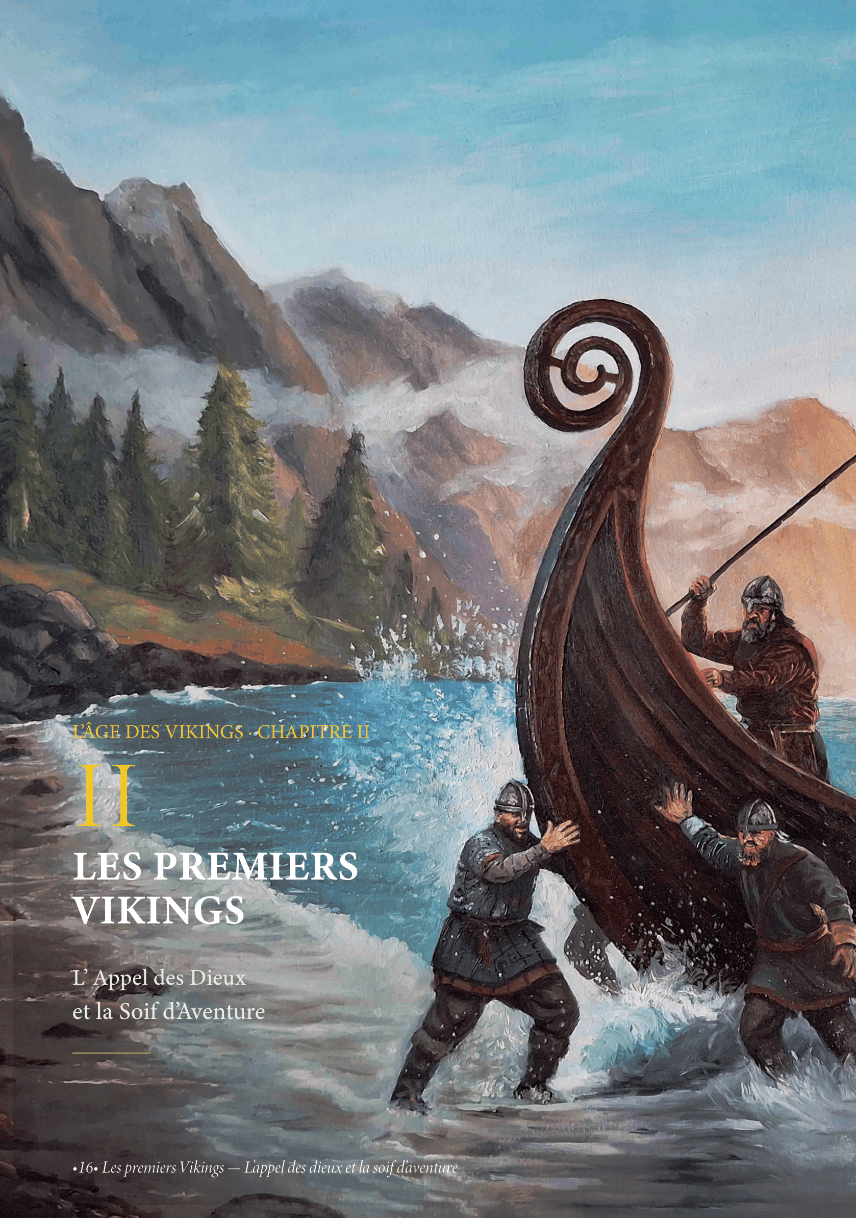 Projet de fin d'année Illustration : Gurwan Derouet - L’Âge des Vikings et sa mythologie