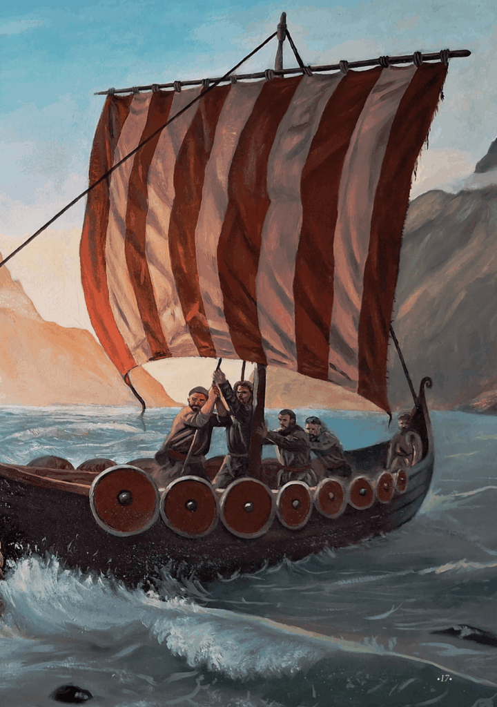 Projet de fin d'année Illustration : Gurwan Derouet - L’Âge des Vikings et sa mythologie