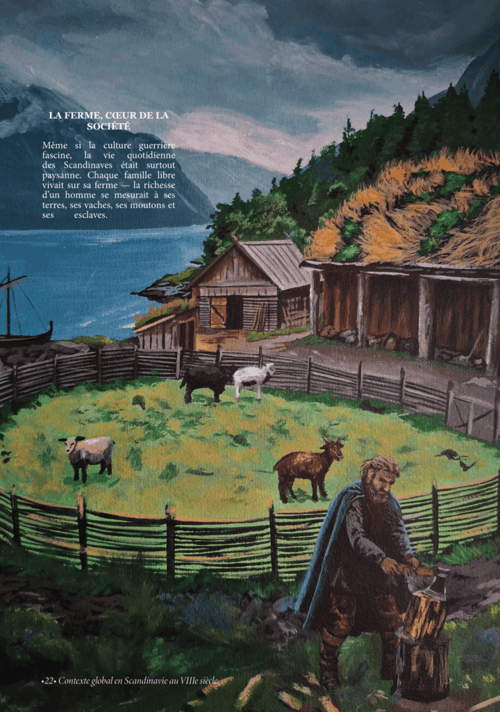 Projet de fin d'année Illustration : Gurwan Derouet - L’Âge des Vikings et sa mythologie