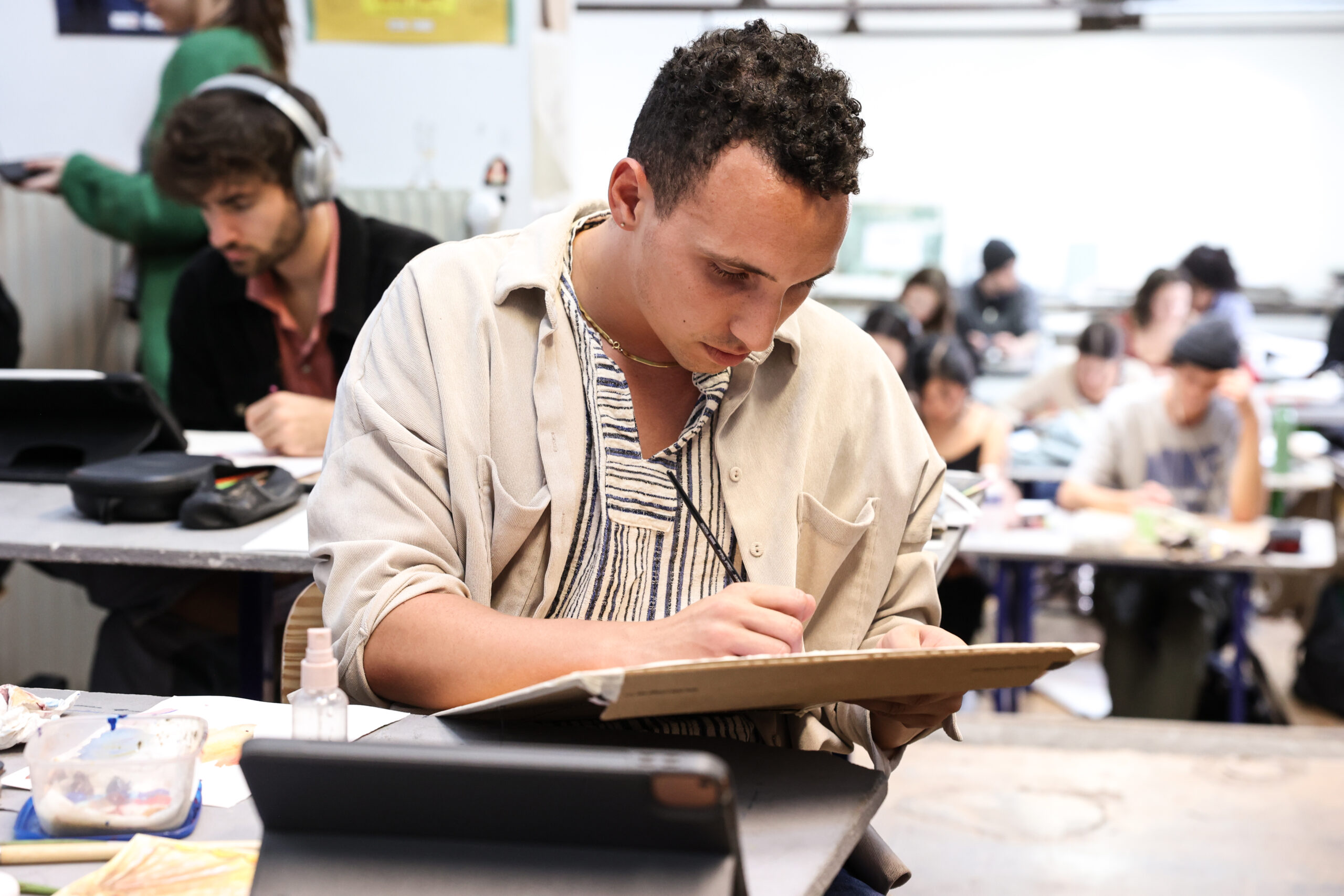 étudiants de l'école Pivaut