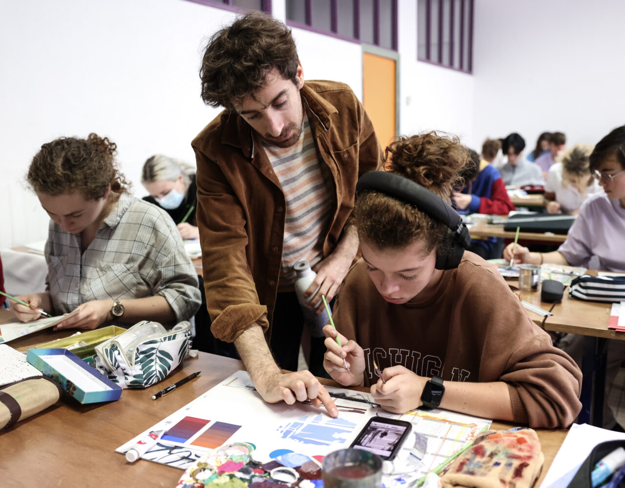 Etudiant à l'école Pivaut