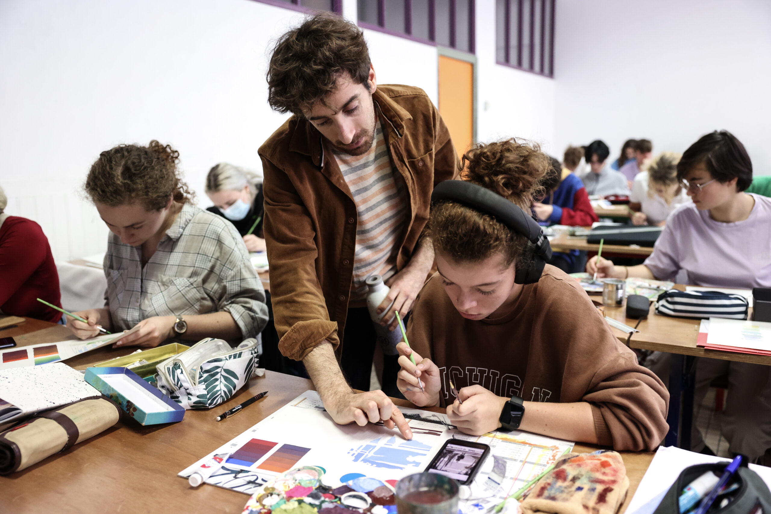 Etudiant à l'école Pivaut