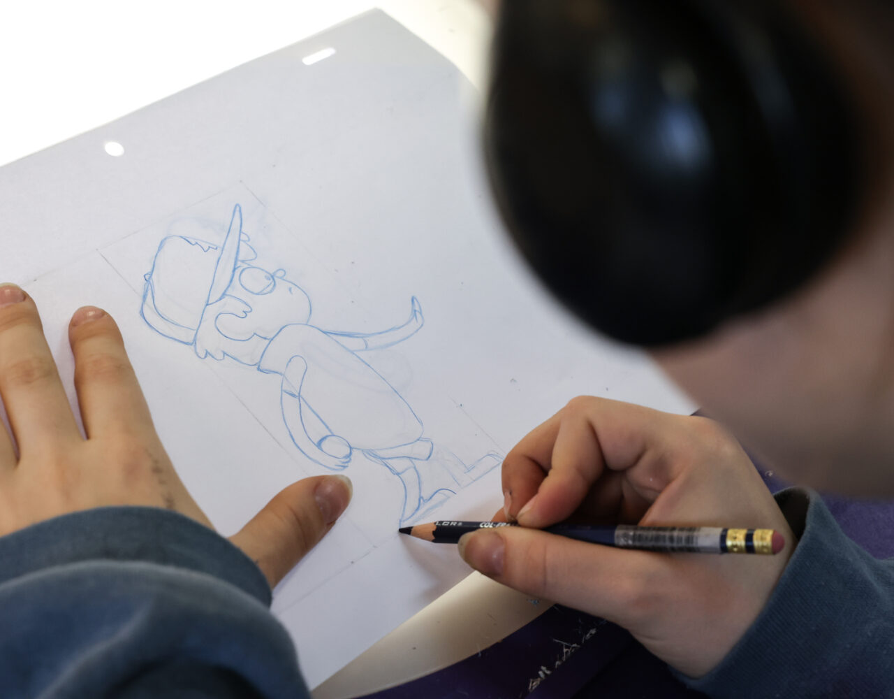 Etudiant à l'école Pivaut