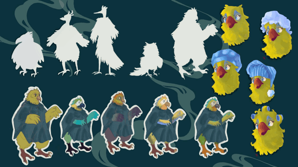 Projet de fin d'année concept art Nolwenn Durandmunoz - Spi