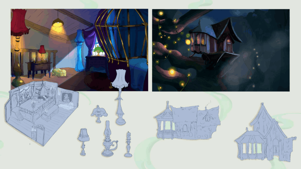 Projet de fin d'année concept art Nolwenn Durandmunoz - Spi