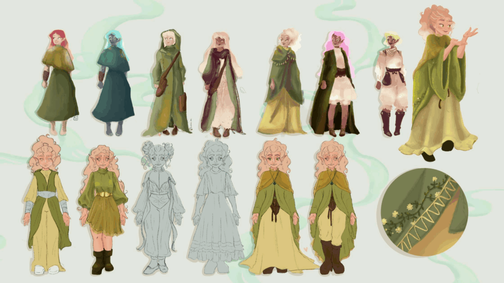 Projet de fin d'année concept art Nolwenn Durandmunoz - Spi
