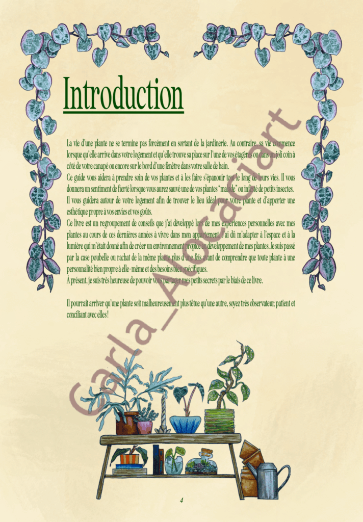 Projet de fin d'année Ma jungle d'intérieur par Carla Auffray
