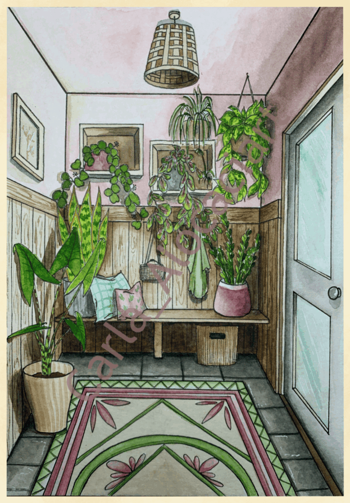 Projet de fin d'année Ma jungle d'intérieur par Carla Auffray