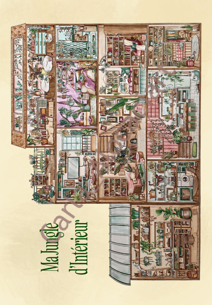 Projet de fin d'année Ma jungle d'intérieur par Carla Auffray