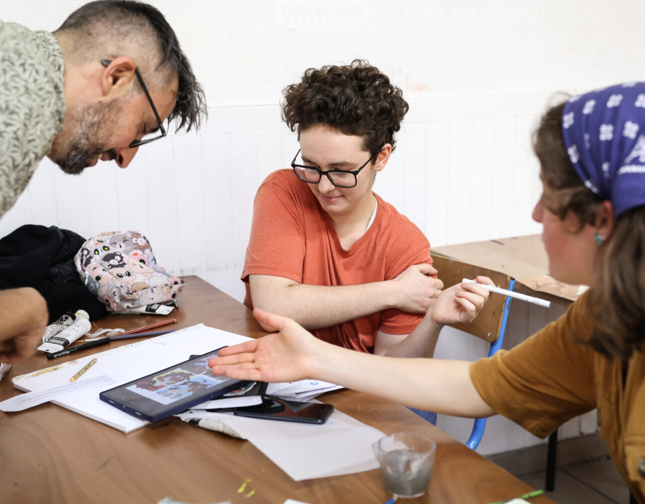 Etudiant à l'école Pivaut