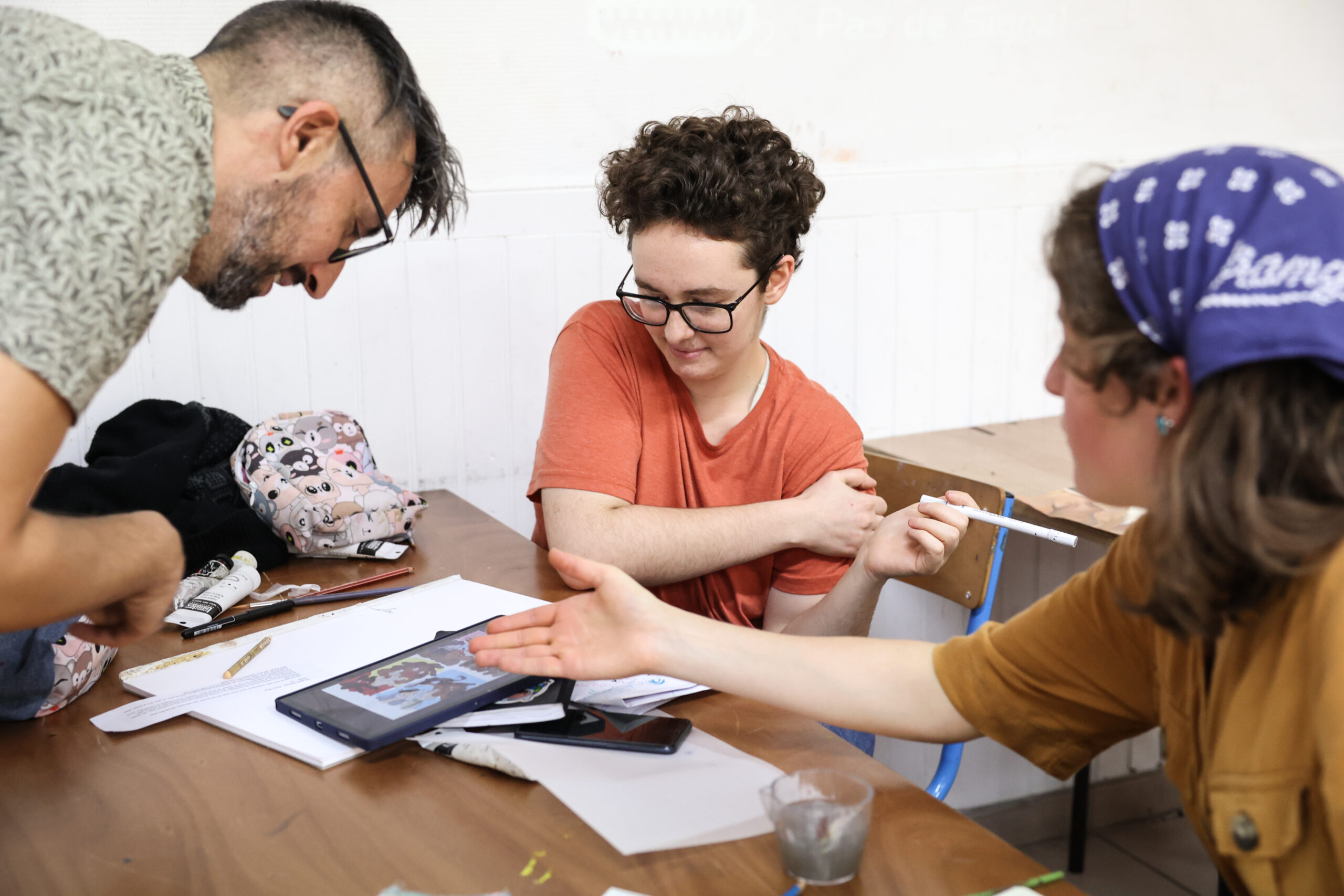 Etudiant à l'école Pivaut