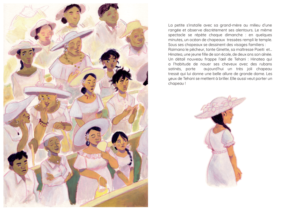 Projet de fin d'année Le chapeau de Tehani par MAIMITI MINGAM
