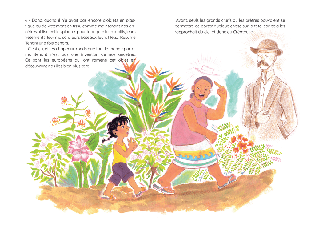 Projet de fin d'année Le chapeau de Tehani par MAIMITI MINGAM