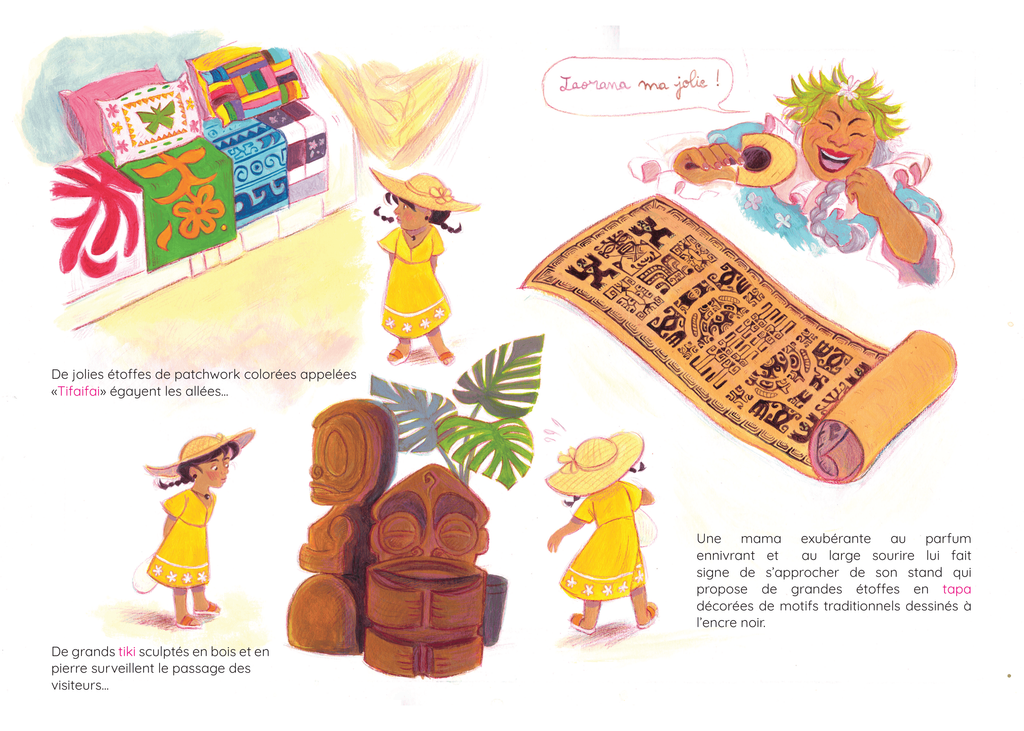Projet de fin d'année Le chapeau de Tehani par MAIMITI MINGAM