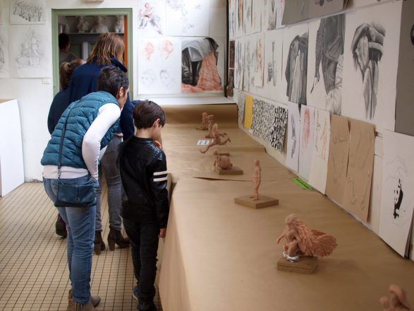 expo des étudiants en arts appliqués